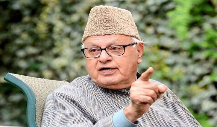 On Rajnath Singh's 'PoK merger', Farooq Abdul said, Pakistan will launch nuclear attack on us