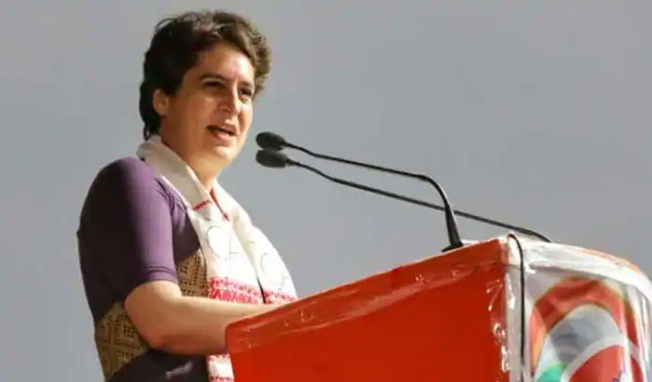 Priyanka Gandhi took a jibe at the UP government; Said, will not give MSP but will impose NSA