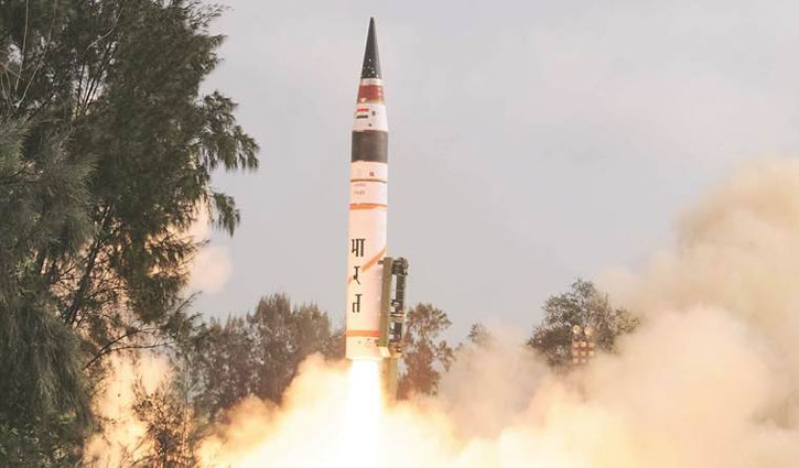 India successfully test fired Agni-5 missile, capable of hitting 5 thousand kilometers