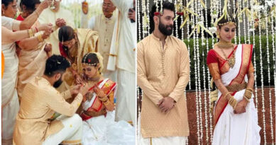 Following South Indian customs, Mouni-Suraj married as per Bengali traditions