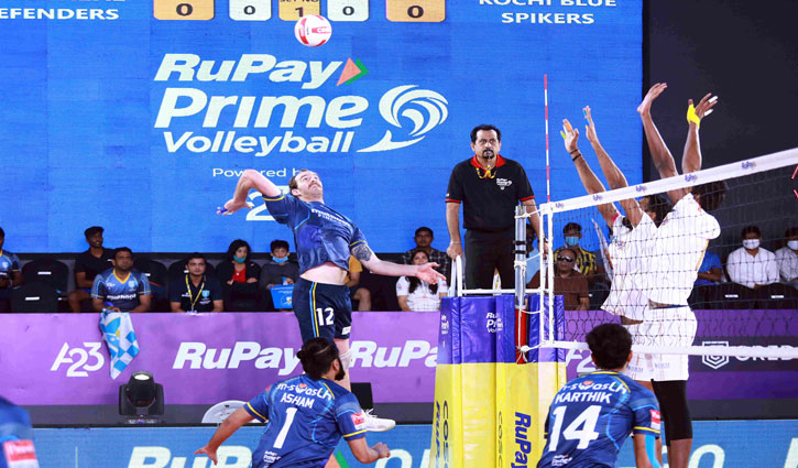 RuPay Prime Volleyball League: Kochi Blue Spikers out of semi-final race after losing to Ahmedabad Defenders