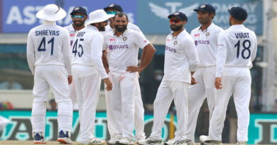 India beat Sri Lanka by an innings and 222 runs to take a 1-0 lead in the Test series