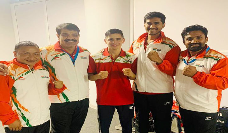 Indian boxer Sachin reaches quarter-finals of Ilorda Cup with a one-sided victory