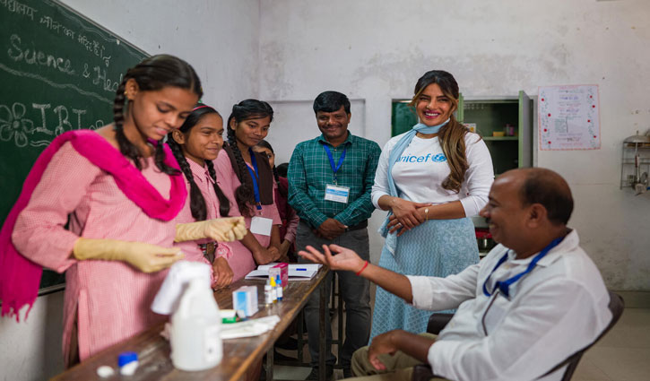 Priyanka Chopra stresses more investment on women and child health, education and safety