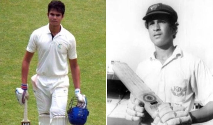 Arjun Tendulkar's debut century in Ranji Trophy, Sachin also scored a century in the first match