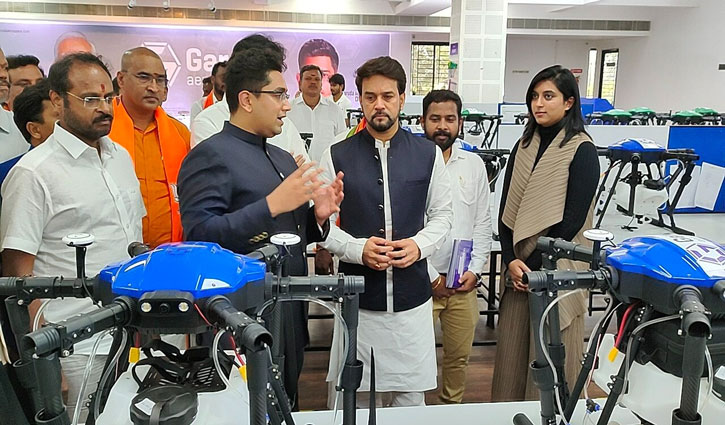 Drone sector will add $3 billion to agriculture sector by 2023: Anurag Thakur