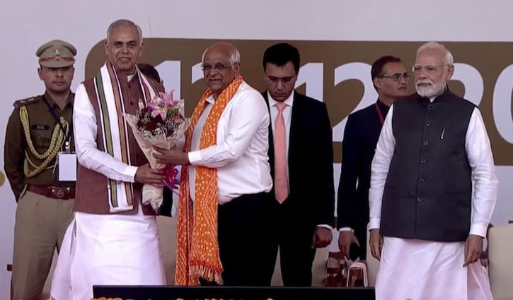 Bhupendra Patel took oath as Chief Minister of Gujarat, only one woman in 17 member cabinet