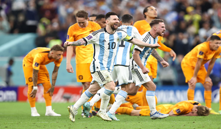 'Diego Maradona is watching us from heaven': Messi's emotional statement after beating Netherlands in the quarter-finals