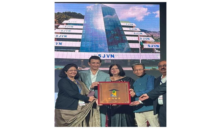 SJVN Corporate Headquarters "Shakti Sadan" becomes the first building in Himachal Pradesh to get Four Star GRIHA rating
