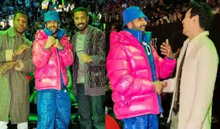 Ranveer Singh meets NBA legends Jonathan Majors, Michael Jordan and Simu Liu