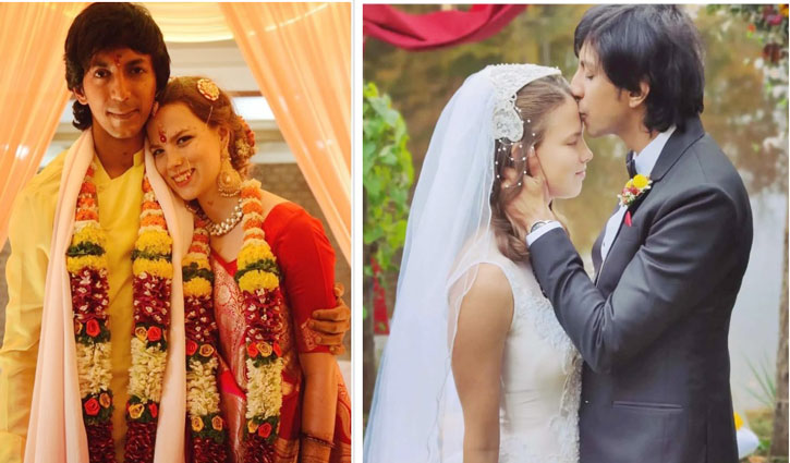 Anshuman Jha marries Sierra Winters again according to Maithil customs