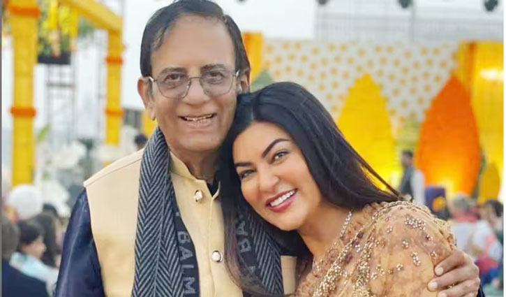 Sushmita Sen wishes father Shubir Sen on his 80th birthday with an emotional post