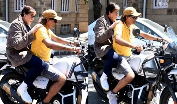 Stuck in traffic, Amitabh Bachchan took a lift from a fan, reached the shoot on a bike