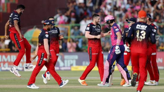 IPL 2023: RCB's playoff hopes remain intact, Rajasthan Royals crushed by 112 runs