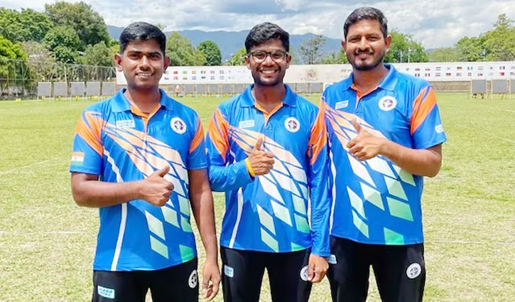 Archery World Cup 2023: Indian recurve men's team wins bronze after defeating China