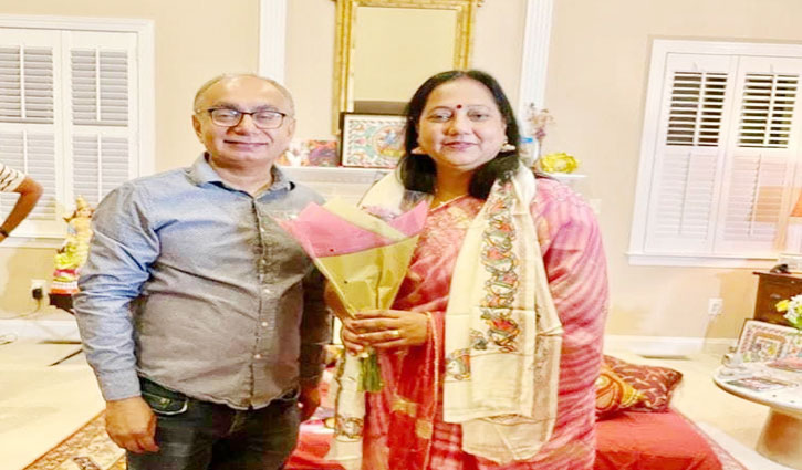 Poet Nivedita Jha honored by American organization Salhesh