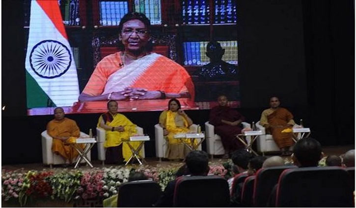President Draupadi Murmu calls upon the youth to learn from the teachings of Buddha