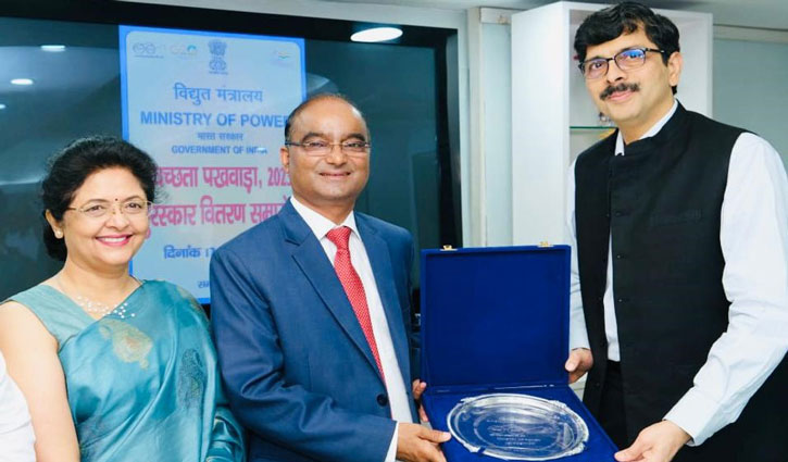 SJVN awarded first prize in Swachhata Pakhwada Award-2023 by Ministry of Power