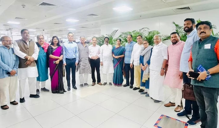Opposition MPs who went to Manipur met President Draupadi Murmu