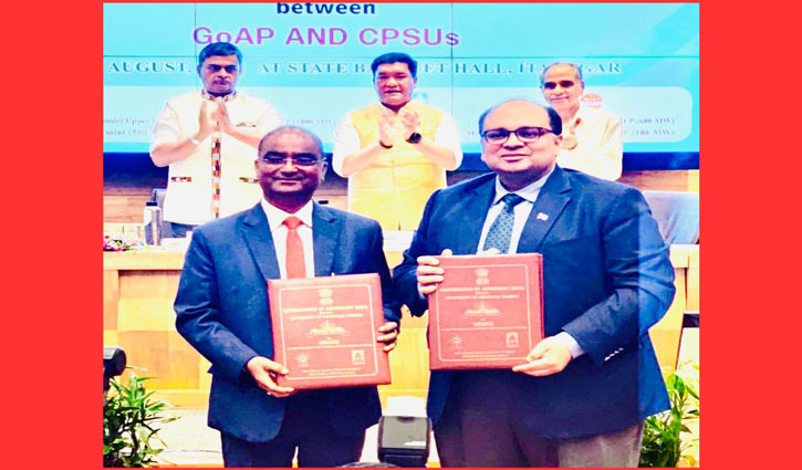 SJVN signs a historic MoA for execution of five hydroelectric projects in Arunachal Pradesh