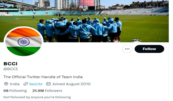 BCCI clears 'blue tick' on X after supporting PM Modi's 'Har Ghar Tiranga' campaign