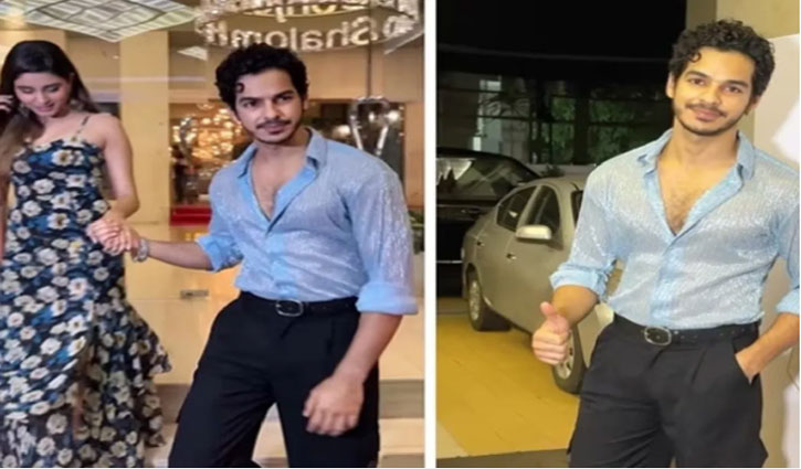 Ishaan Khattar seen in public for the first time with his girlfriend Chandni Benz
