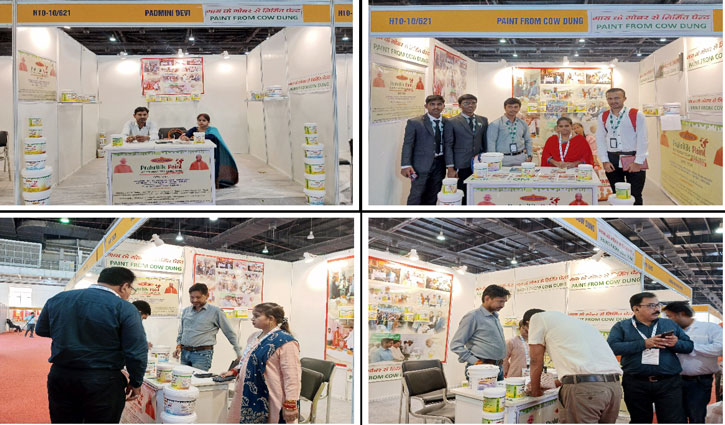 Amazing work of Common Service Center of Uttar Pradesh, natural paint made from cow dung