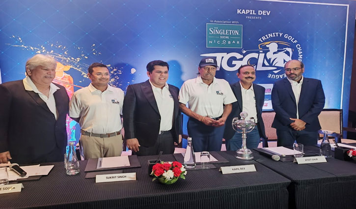 Kapil Dev introduces the first Trinity Golf Champions League with India's top talent