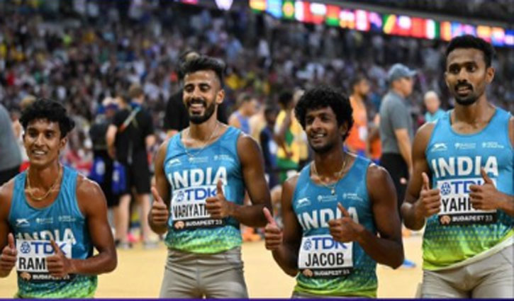 Asian Games: India won gold in men's 4x400 meter relay, medal count crossed 80