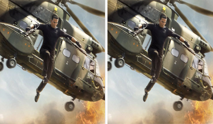 Akshay Kumar's explosive entry in 'Singham Again', jumped from helicopter