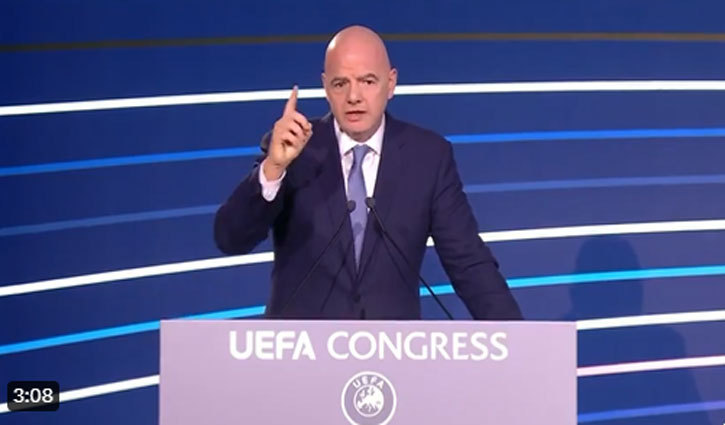 FIFA President Gianni Infantino's big comment on racism, "This is not acceptable, we will take strict measures to stop it"