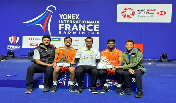 Badminton: Satwiksairaj-Chirag win French Open men's doubles title