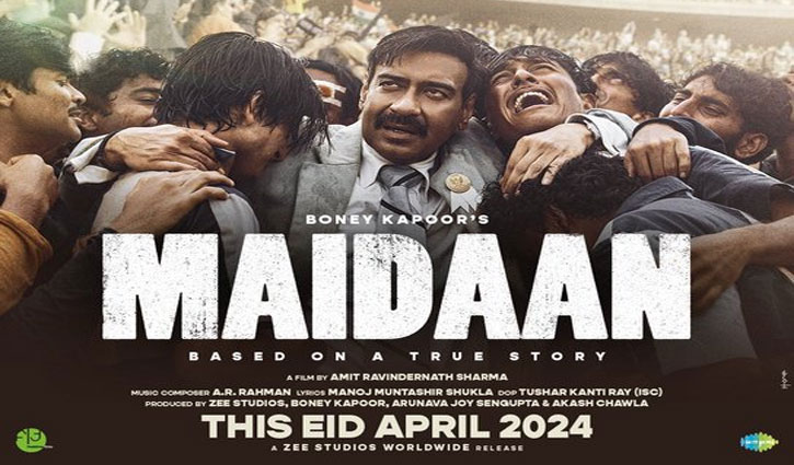 Ajay Devgan will be seen in 'Maidan' as a football coach, poster released