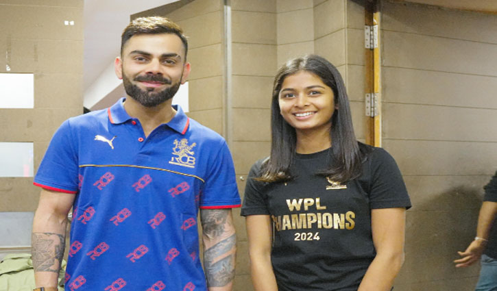 Shreyanka Patil meets Virat Kohli at RCB Unbox event: "Moment of a lifetime"