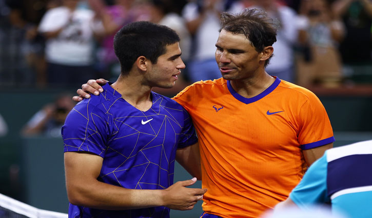 Spain's Carlos Alcaraz and Rafael Nadal will play together in doubles at the Paris Olympics