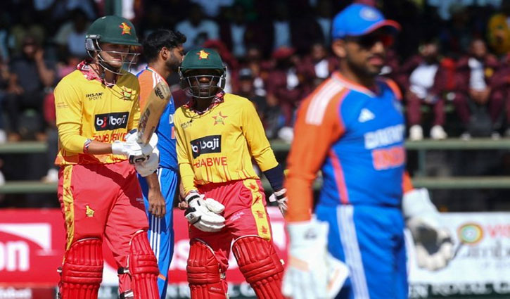 Zimbabwe stuns world champions, beats India by 13 runs in first T20I
