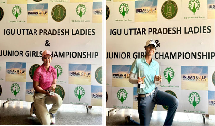 Janeya, Guntas lift IGU UP State Ladies and Junior Girls Golf Championship trophy