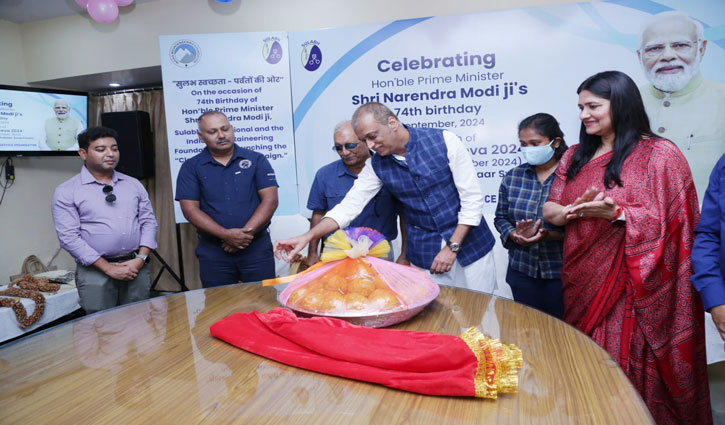 Sulabh International celebrated Prime Minister Narendra Modi's birthday