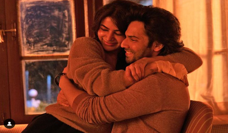 Samantha Ruth hugs Varun Dhawan, both have great chemistry in Citadel