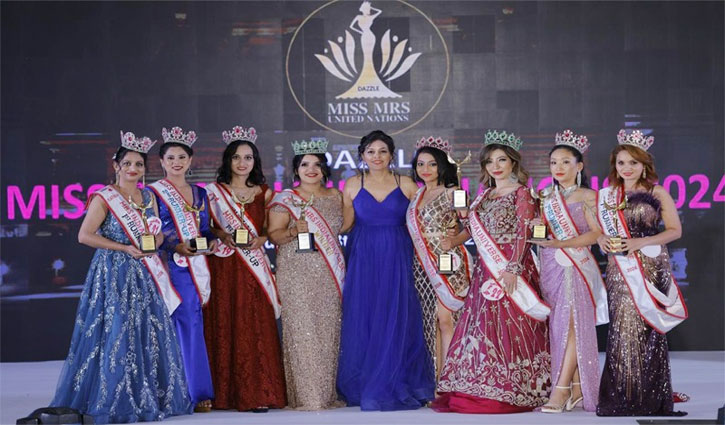 Foreign beauties shine in Miss and Mrs United Nations
