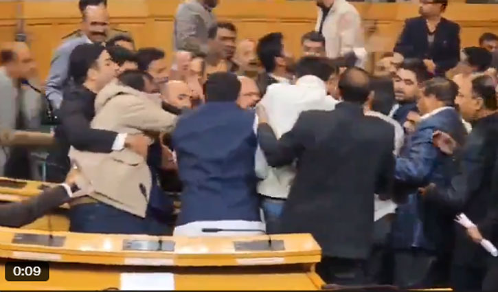 Ruckus in Jammu and Kashmir Assembly, BJP demands cancellation of proposal to restore 'Article 370'