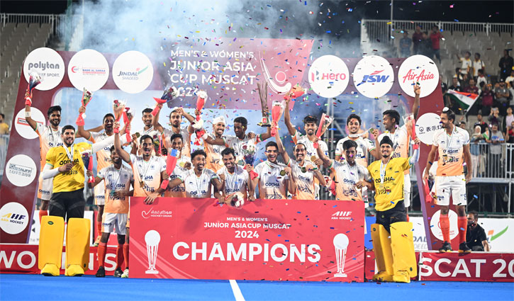 India retain Men's Junior Asia Cup title with 5-3 win over Pakistan in the final