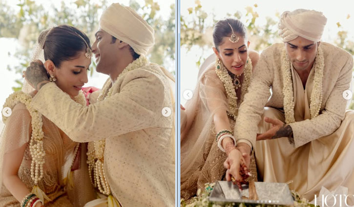 Prateik Babbar and Priya Banerjee tied the knot, shared pictures on social media