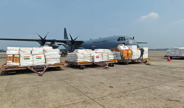 First Tranche of 15 Tonnes of Relief Material from India Lands in Kake-Hit Myanmar