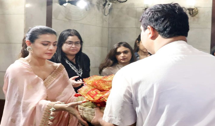 Kajol visited Maa Kali at Kolkata's famous Dakshineshwar Kali temple, also talked about her upcoming film "Maa"
