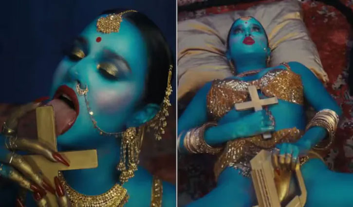 Controversy over Tommy Genesis' music video 'True Blue', protest on social media for impersonating Hindu goddess Kali