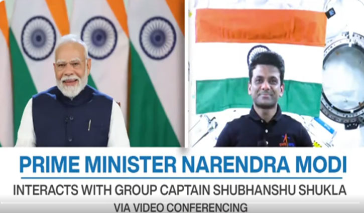 India's glorious story from space: Prime Minister Modi had a historic conversation with Group Captain Shubhanshu Shukla on the International Space Station