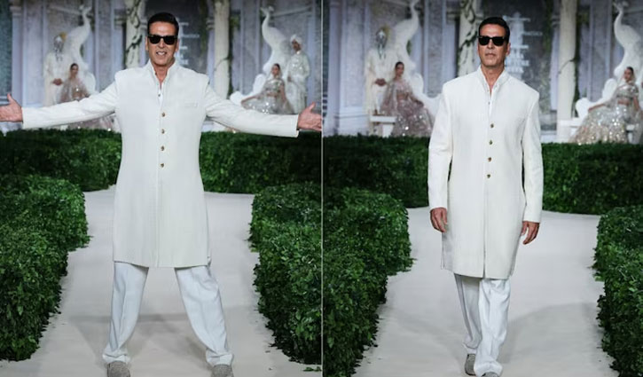 Akshay Kumar returns to ramp as showstopper after 12 years at fashion show