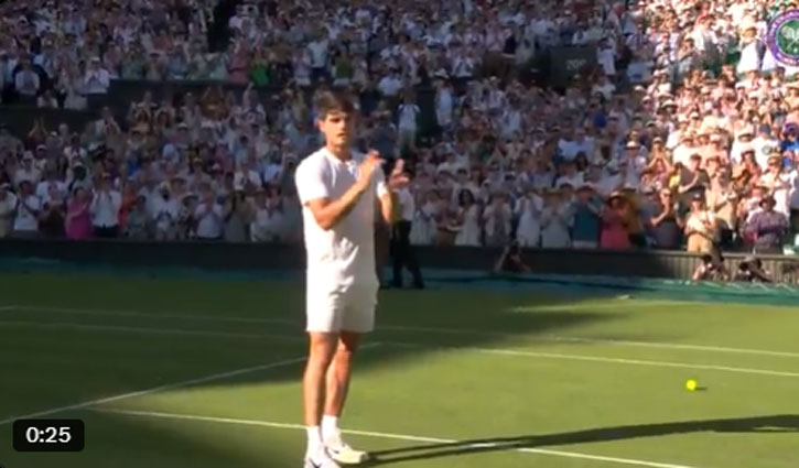 Wimbledon 2025: Alcaraz beats Fognini in a thrilling five-set match, makes it to second round