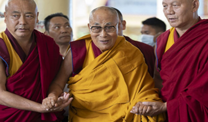 PM Modi wishes Dalai Lama on his 90th birthday, "Greetings on behalf of 1.4 billion people of India"